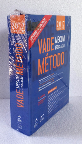 Livro Vade Mecum Legislação Vade Método 2017 - 7ª Edição