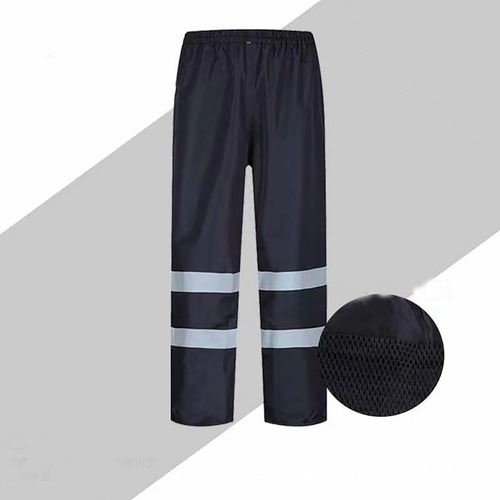 Pantalones De Lluvia Reflectantes Unisex Con Tela Impermeabl