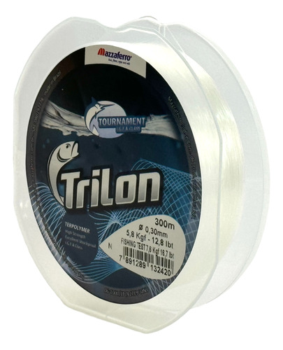 Nailon Trilon Blanco 0.30mm - 14,8 Libras Carrete 300 Metros