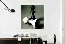 Comprar Cuadro 60x60cm Ajedrez Juegos Chess Peon Rey Reina M6