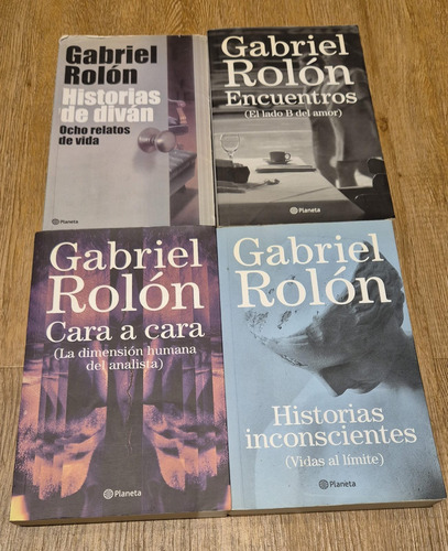 4 Libros De Gabriel Rolon (Usado)