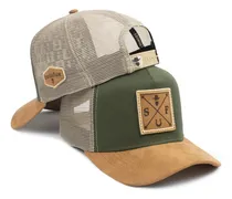 Comprar Boné Trucker Original Aba Curvada De Camurça Agro Country