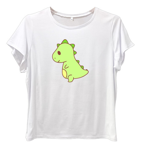 Blusa Playera Dinosaurio Bebe Verde Mujer Tallas Extras