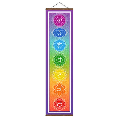 Gran Tapiz Colgante De Mandala De 7 Chakras Marco De Ma...