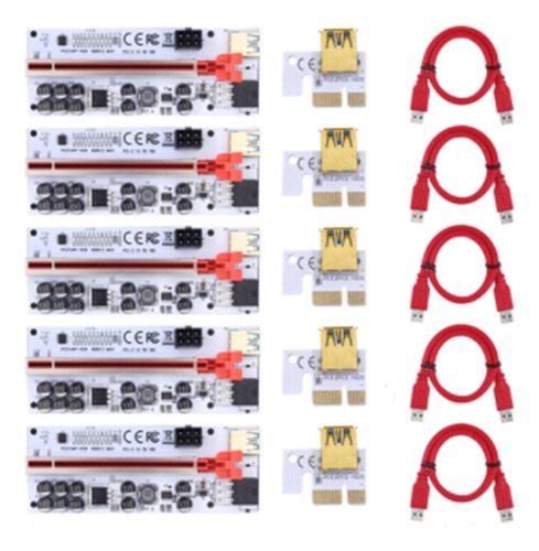 Riser Gpu Ver012 Max De 5 Piezas Para Tarjeta De Video Pci-e