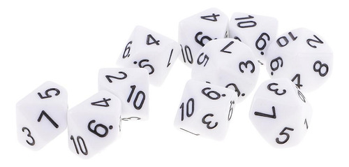 Para Jogos De Dados De Dungeons And Dragons Branco