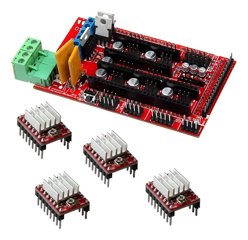 Kit A4988 Driver Para Impresora 3d X4 + Arduino Ramps V1.4