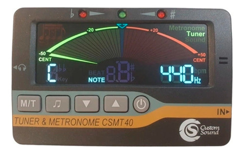 Metrônomo Afinador Custom Sound Csmt 40