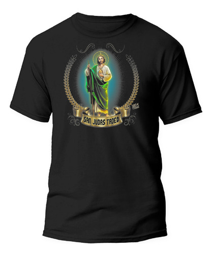 Playera, Santos Y Fe, San Judas Tadeo, Escudo Religioso
