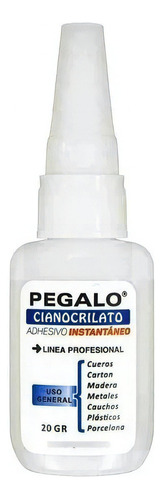 Ciano Pegamento Cianoacrilato Pegalo x 20g