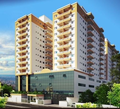 Imagem 2 de 22 de Apartamento Em Construção Com 2 Dormitórios À Venda, 60 M² Por R$ 295.686 No Financiamento Bancário Ou Direto - Boqueirão - Praia Grande/sp - Ap3743