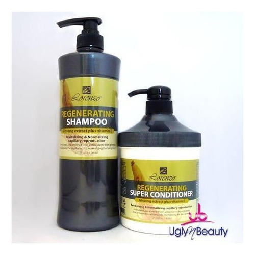 Conjunto De Shampoo Regenerador E Supercondicionador Lorenzo