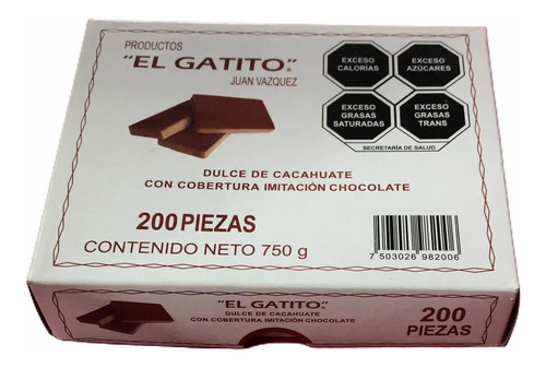 El Gatito Chocolate Sabor A Cacahuate