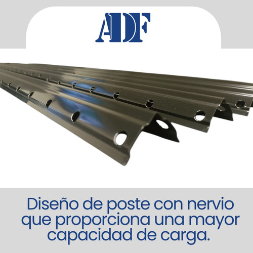 8 Postes De 100cm Cal.22 (con/nervio)