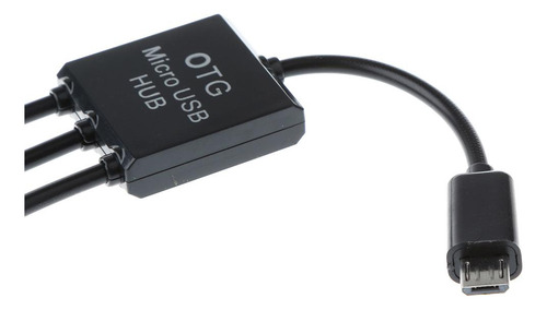 Otg Micro Usb Hub Adaptador Controlador De Juegos Impresora