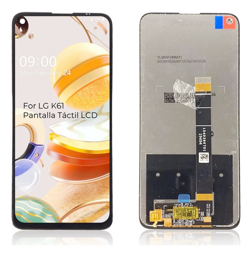 Pantalla Táctil Lcd Para LG K61 Lmq630eaw Lm-q630