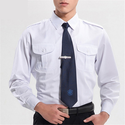 Camisa De Seguridad De Manga Larga Para Hombre, Uniforme Mil