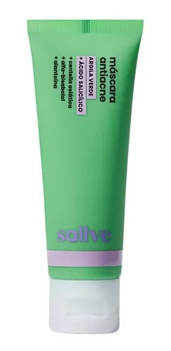 Máscara Antiacne da Sallve - Argila Verde