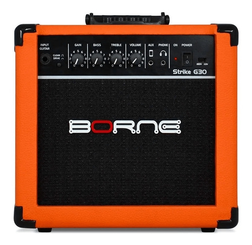 Amplificador Para Guitarra Bivolt Borne Strike G30 15 Watts