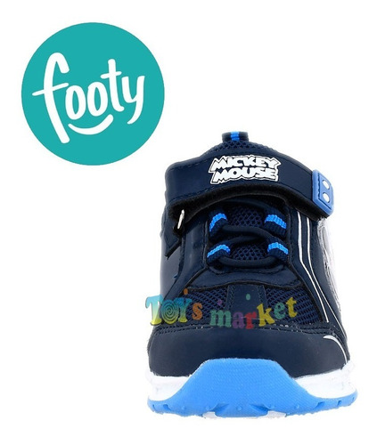Imagen 4 de 10 de Zapatillas Con Luces Led Footy Disney Mickey Minnie Frozen