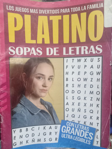 Sopas De Letras Platino Letra Grande C/96 Pag+2sopas 34 Pg.