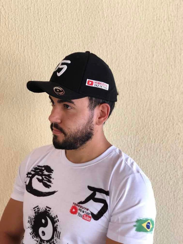 Imagem 4 de 5 de Boné (preto) - Canal Faz De Tudo Yorozuya (frete Grátis)