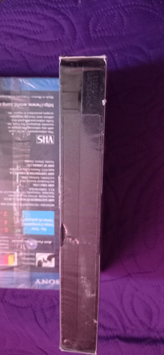 Cinta Vhs Sony Original Ed Excellentdurability De Colección