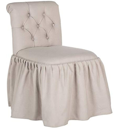 Safavieh Mercer Collection Allie Taupe Vanity Chair