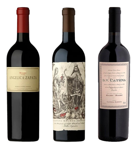 Combo Malbec Catena Zapata: Argentino + Dv + Angelica Zapata