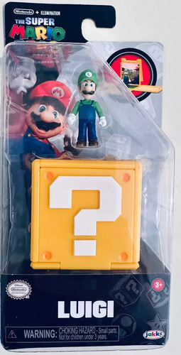 Mini Figura De Luigi De La Película De Super Mario Bros.