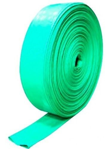 Manguera Gi-flat Verde 2´´ 50 Mts Tubo Pvc Flexible - Ynter