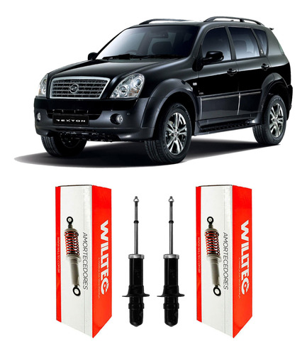 Par Amortecedor Willtec Dianteiro Rexton 2008 2009 2010 2011