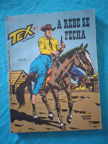 Tex 87 A Rede Se Fecha 2º Edição Ed. Vecchi (Usado)