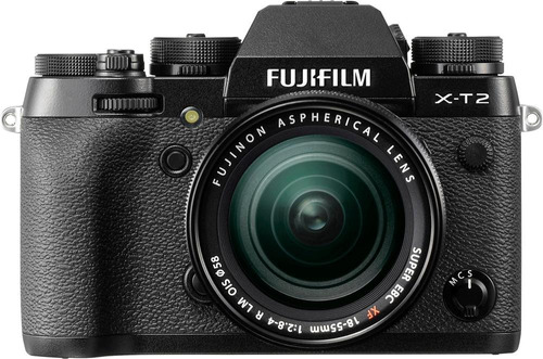 Fujifilm - Cámara Sin Espejo X-t2 Con Lente De 18-55 Mm - Ne