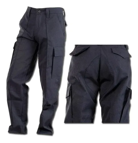 Pantalon Tactico De Combate Ripstop Antidesgarro Negro 32.900