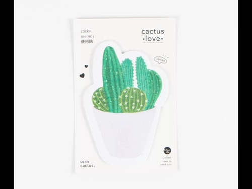 Pos It Notas Adhesivas Cactus 2pz