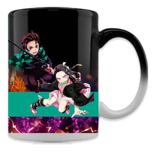 Taza Magica Tanjiro Y Nezuko Kimetsu No Yaiba