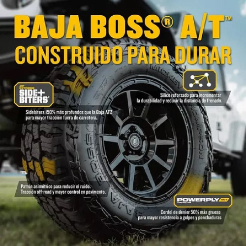 Llanta 285 75 R16 Baja Boss A/t 126/123q 10c Mickey Thompson