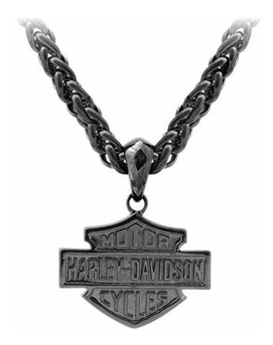 Cadena, Collar Para Hombr Harley-davidson Blackout Bar & Shi