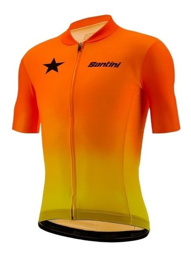 Imagen 1 de 6 de Jersey Santini Black Star Colors (2022) - Urquiza Bikes