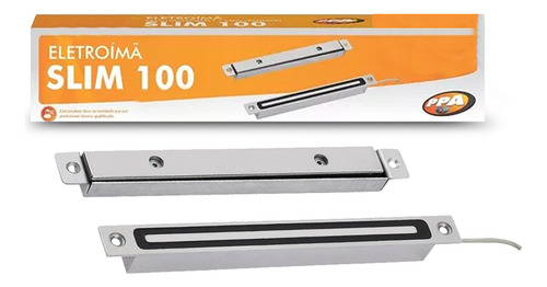 Fechadura Magnética Eletroimã Ppa Slim 100 Deslizante Ppa