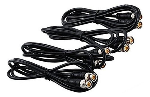 4pcs 5ft Cable De Puente Bnc Macho A Conector Macho Bnc Para