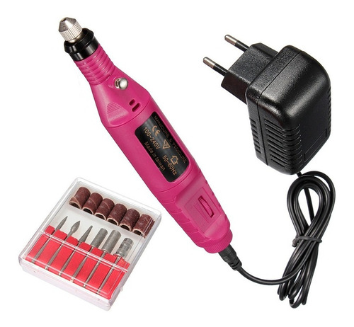 Kit Pulidor De Uñas Electrico Removedor Acrílico Manicure