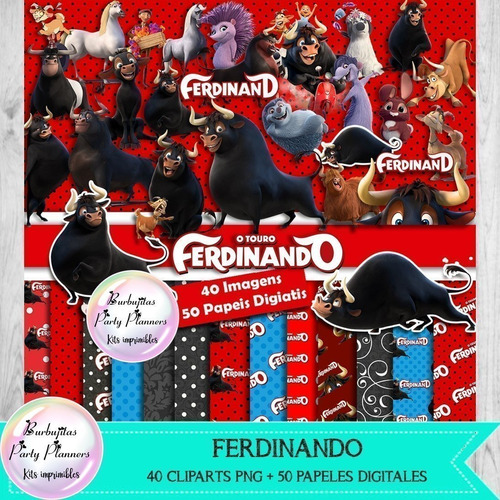 Papeles Y Cliparts Png Digitales Pelicula Toro Ferdinand