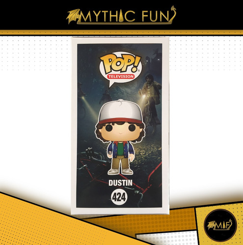 Funko Pop Stranger Things - Dustin 424 (Usado)