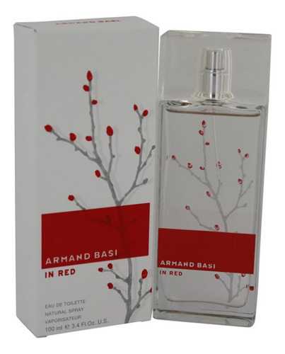 Perfume Armand Basi In Red Eau De Toilette 100 Ml Para Mujer