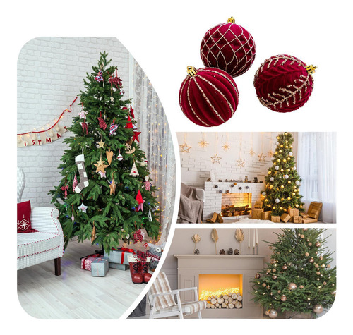 Bolas De Adornos Navideños Adornos De Bolas Navideñas Bolas