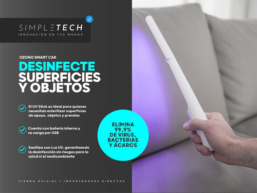 Imagen 5 de 6 de Luz Germicida Uv Fija Mata Bacterias Esteriliza Indoor Hogar