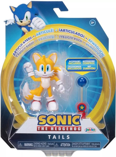 Tails - Sonic The Hedgehog Articulado De 10 Cm