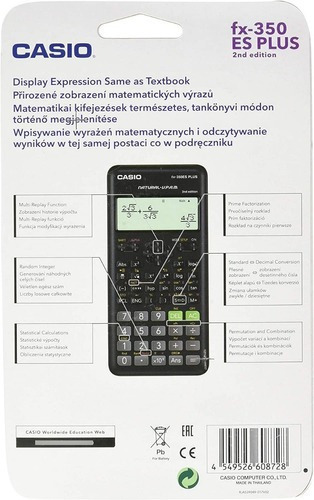 Calculadora Cientifica Casio Fx-350esplus Negro Esplus